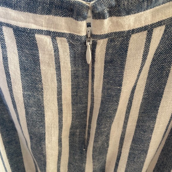 GAP Blue and White Striped Romper - Picture 4 of 7